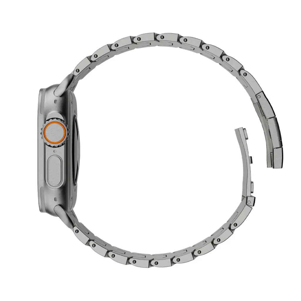 HB-10B Titanium Magnetic Watch Band HB-10B titanium magnetic watch band side profile