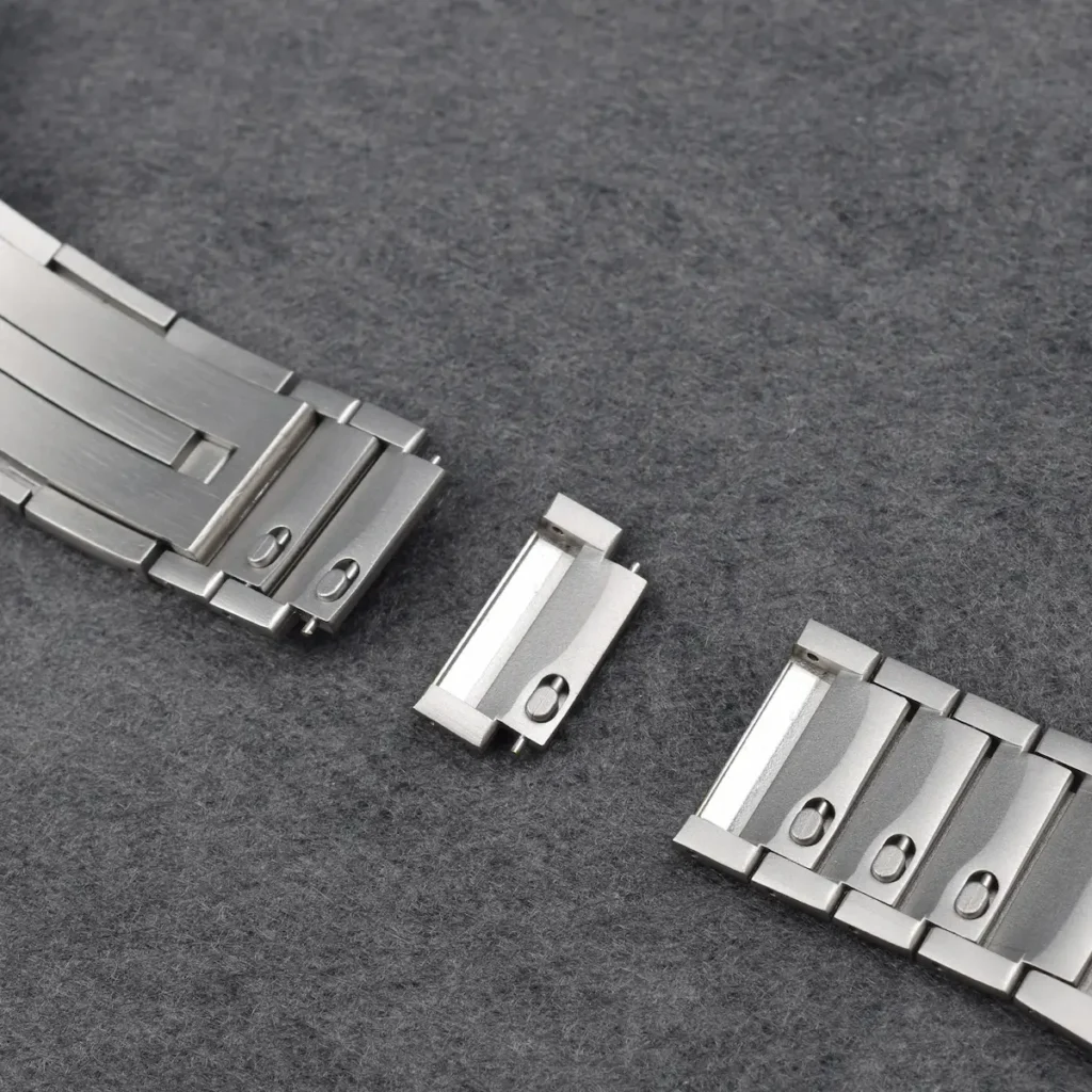 HB-23 316L Stainless Steel Watch Band hb 23 link structure detail
